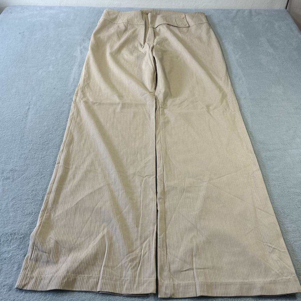 VTG 90s Paper Tag Corduroy Beyond Baggy Action Slacks Pants 2X 34x31 Flare Wide